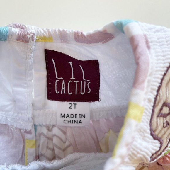 Lil Cactus Smocked Elephant Dress | 2T - Picture 6 of 6